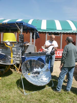 Cuiseur pour la buvette solaire