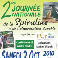 Le 2 octobre, Journée Nationale de la spiruline et de l'alimentation durable