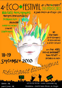18&19 Septembre, Ecofestival du Sud-Ouest à l'Ecocentre du Périgord : 