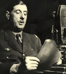 Le Général de Gaulle contre la laverie nucléaire de Bures : 